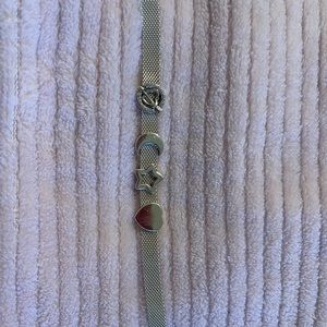 Pandora Charm Bracelet.